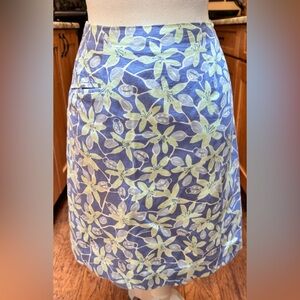 Lilly Pulitzer Ladybug Picnic print lined skirt. Size 4. EUC